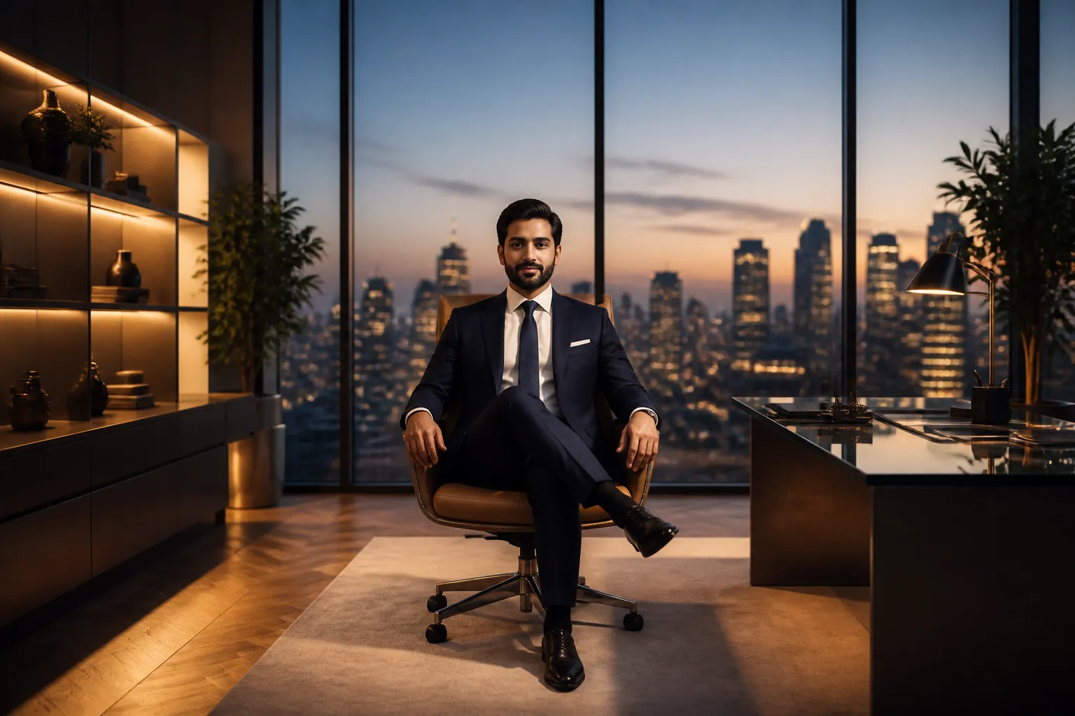 Professional building their brand and business